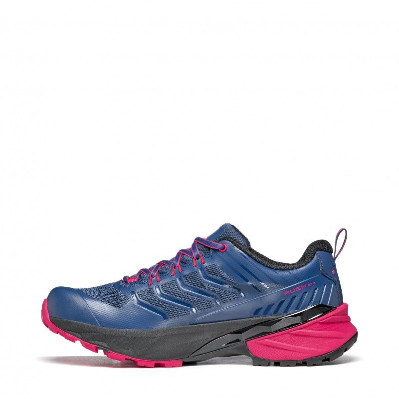 Zapatilla de trail Scarpa Rush Gtx (azul fuxia) Mujer