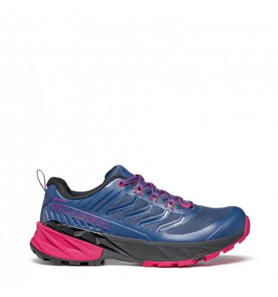 Zapatilla de trail Scarpa Rush Gtx (azul fuxia) Mujer