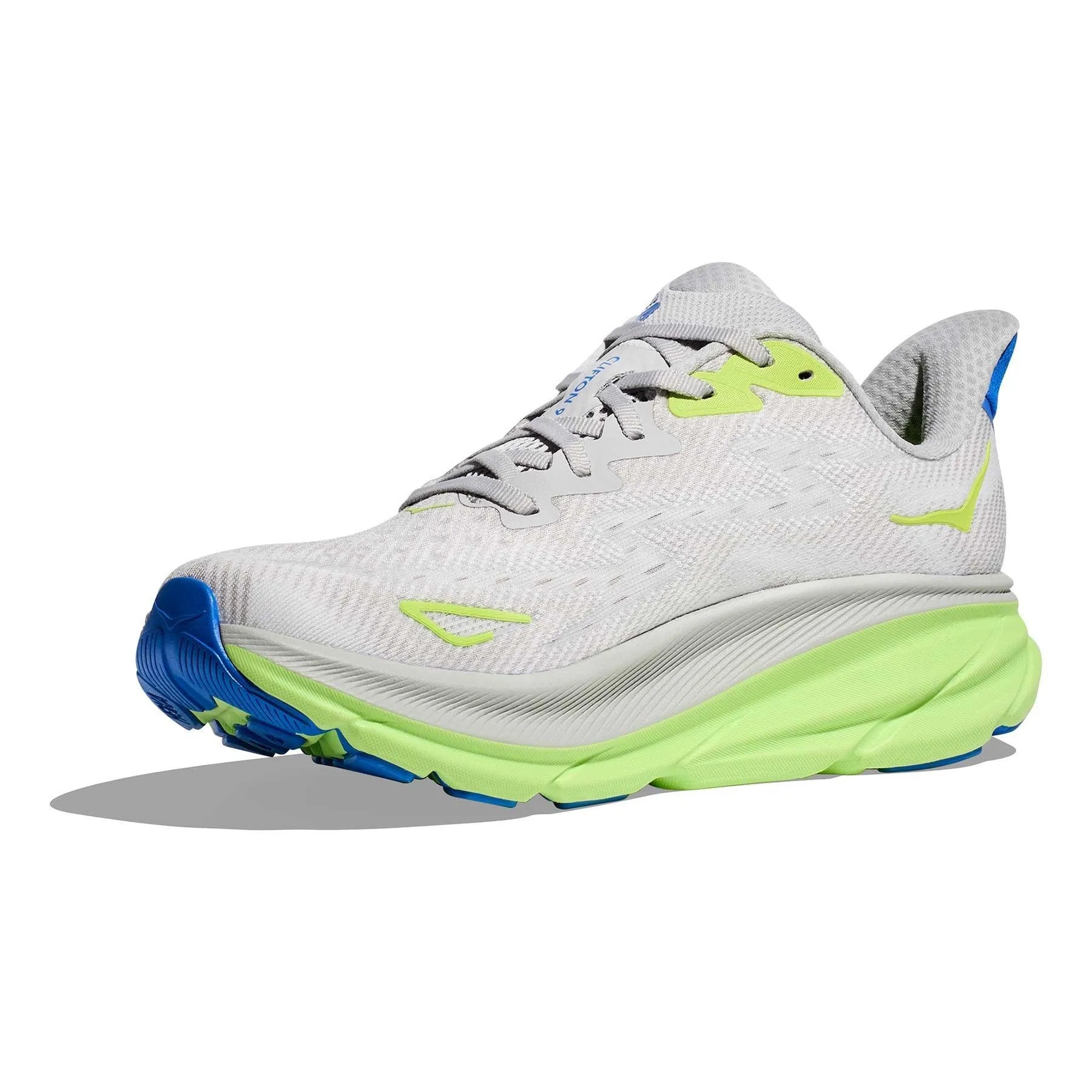 ZAPATILLA RUNNING HOKA CLIFTON 9 BLANCO VERDE