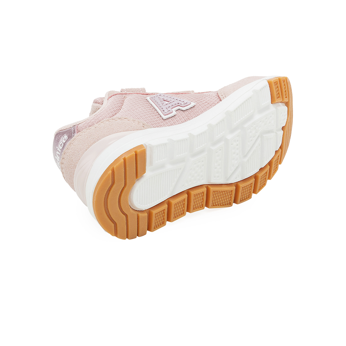 Zapatillas Addnice Los Angeles Flow Velcro Bebe Rosa