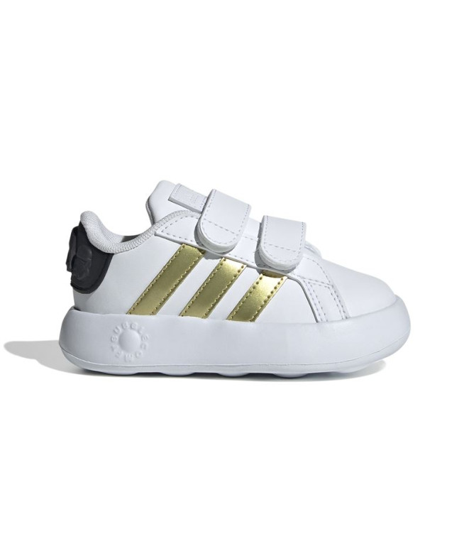 Zapatillas adidas Star Wars Grand Court Cf Infantil Blanco Dorado