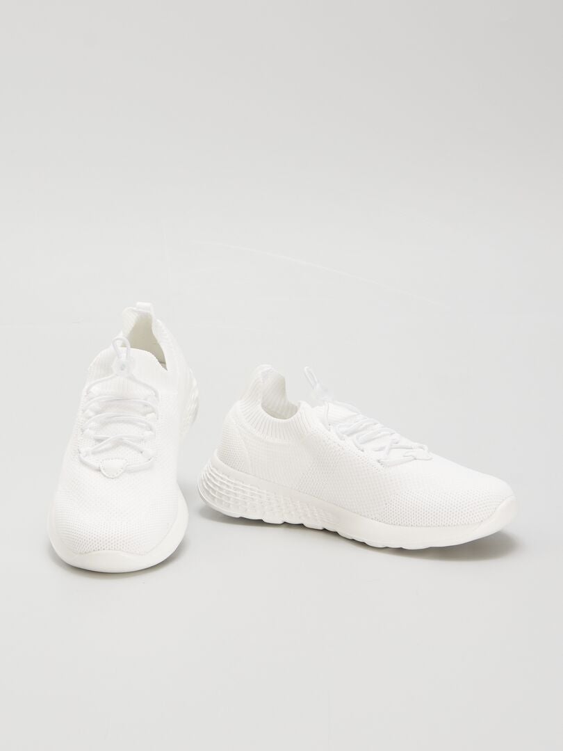 Zapatillas de malla - BLANCO