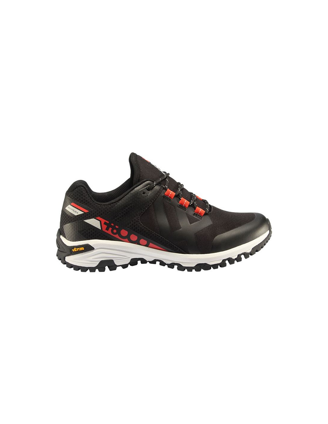 Zapatillas de Montaña +8000 Tigan 23V Negro/Naranja Hombre