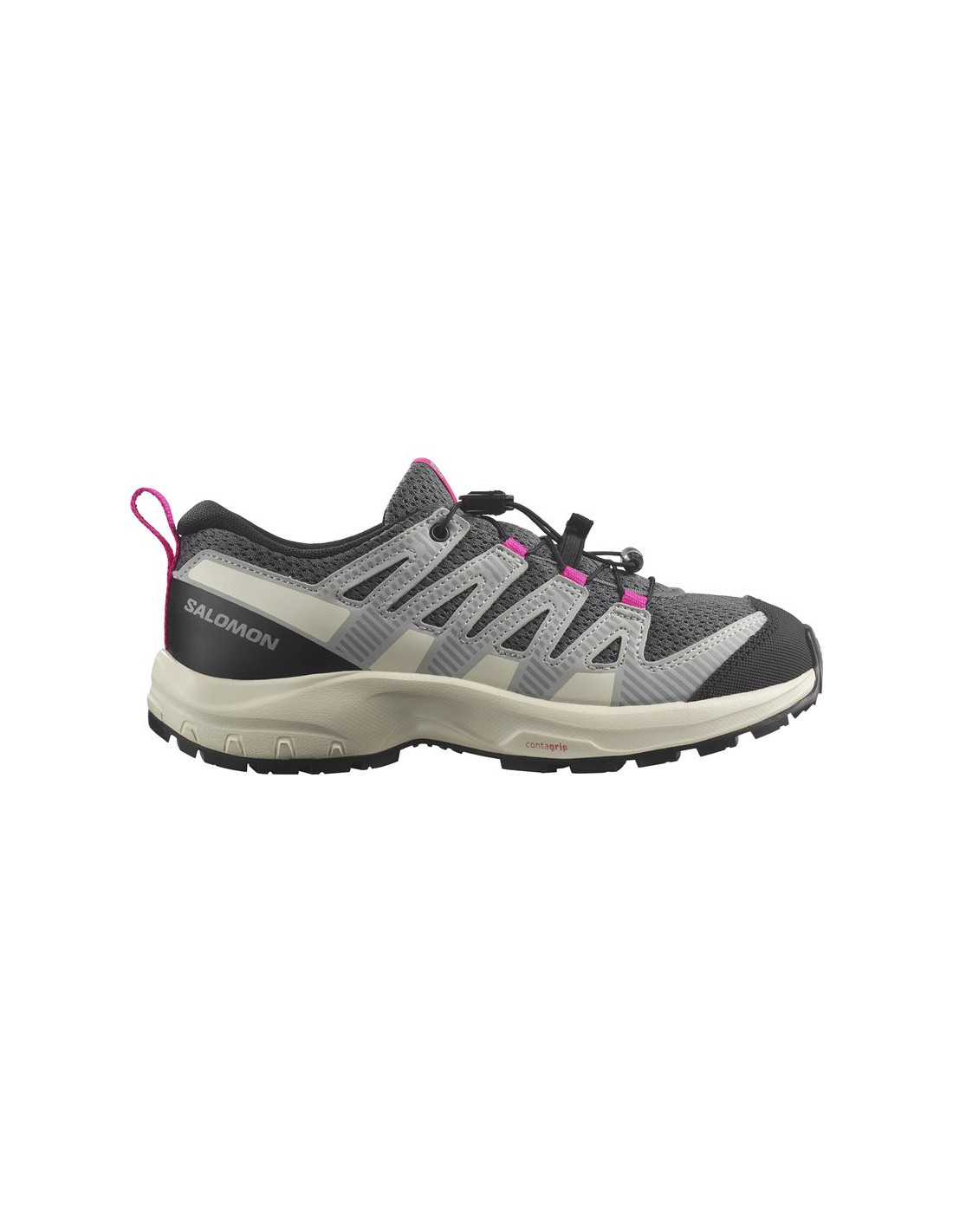 Zapatillas de Montaña Salomon XA Pro V8 Quiet Shade / Pearl Blue / Pink Glo Infantil