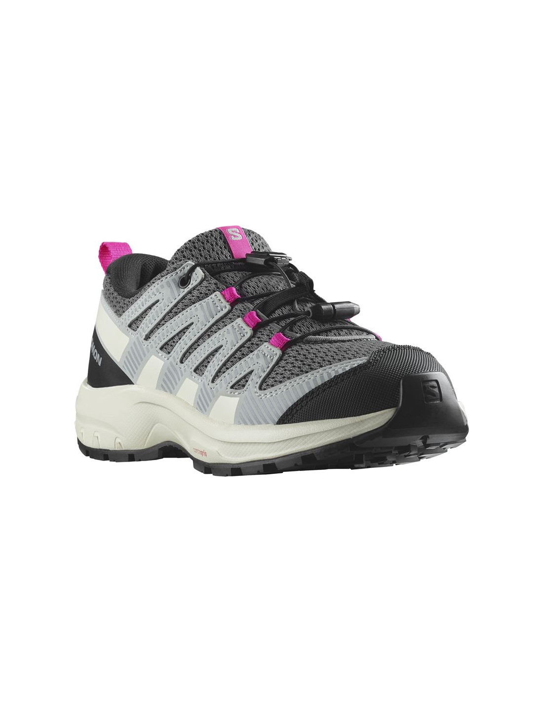 Zapatillas de Montaña Salomon XA Pro V8 Quiet Shade / Pearl Blue / Pink Glo Infantil