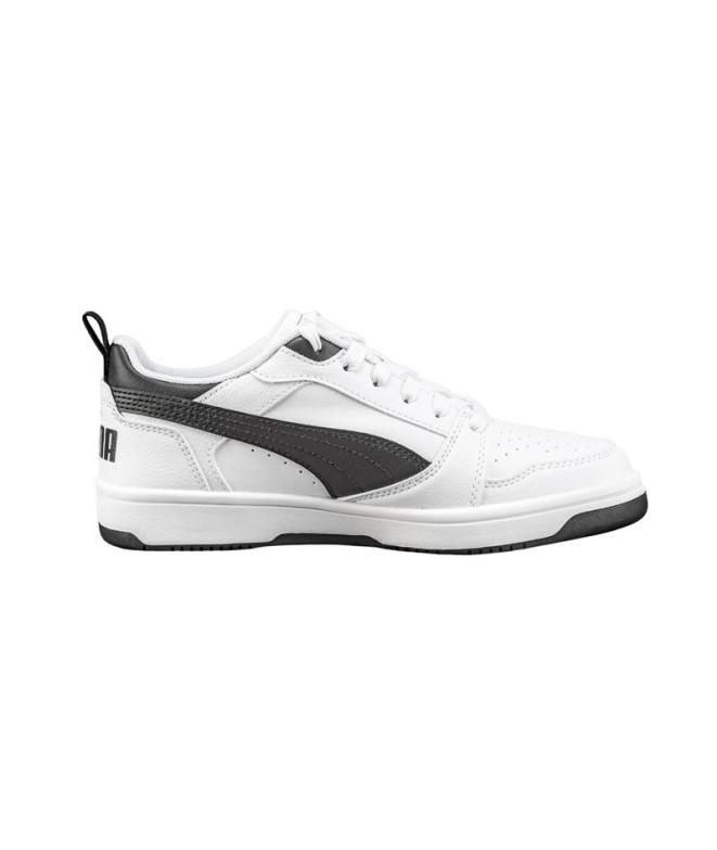 Zapatillas de Puma Rebound V6 Low Infantil blanco-Negro