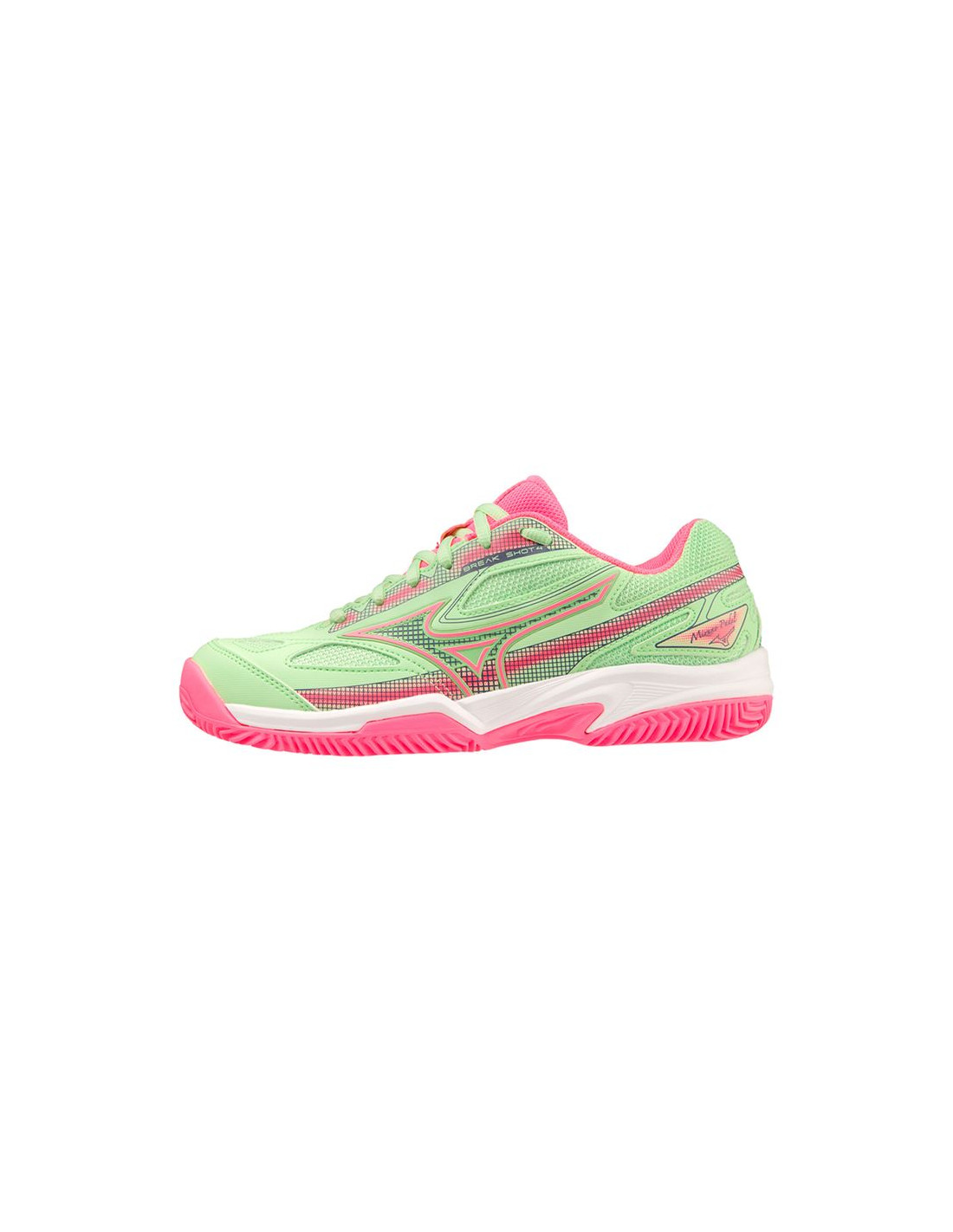 Zapatillas de Pádel Mizuno Break Shot 4 Padel Verde Mujer