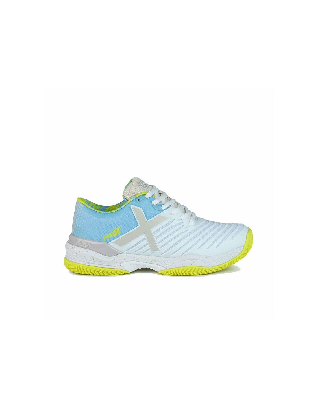 Zapatillas de Pádel Munich Padx 42 Padel Infantil Blanco Amarillo