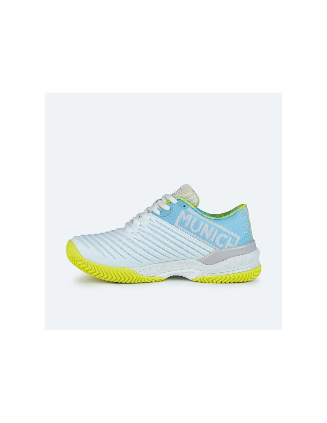 Zapatillas de Pádel Munich Padx 42 Padel Infantil Blanco Amarillo