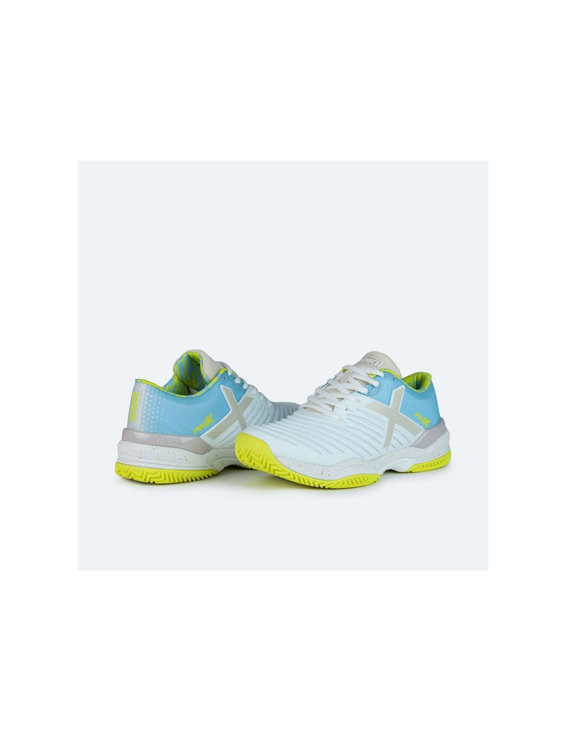 Zapatillas de Pádel Munich Padx 42 Padel Infantil Blanco Amarillo