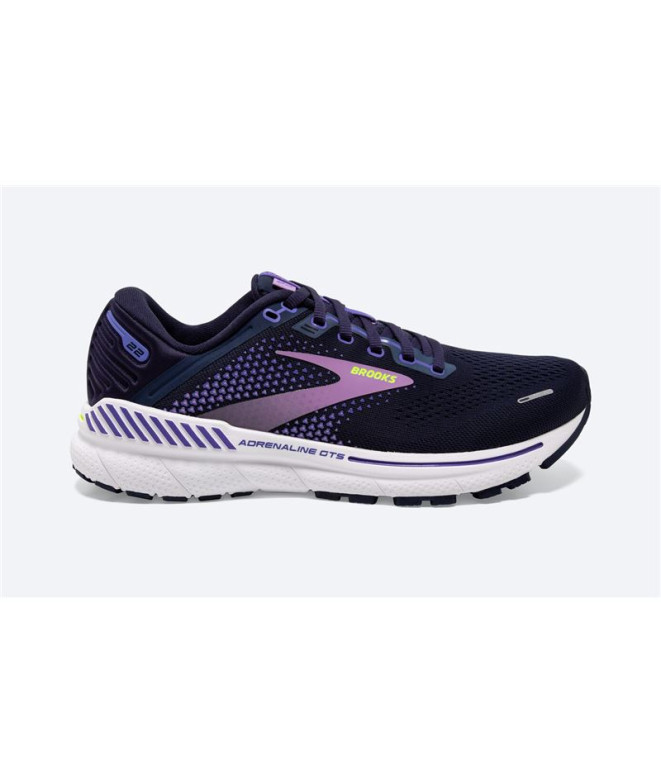 Zapatillas de Running Brooks Adrenaline GTS 22 Mujer Negro/Azul