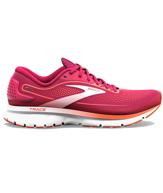 Zapatillas de Running Brooks Trace 2 Rojo Mujer