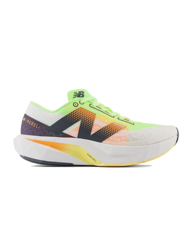 Zapatillas de running New Balance Fuelcell Rebel V4 Mujer Blanco