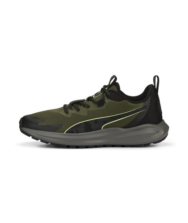 Zapatillas De Running Puma Twitch Runner Trail Green Moss