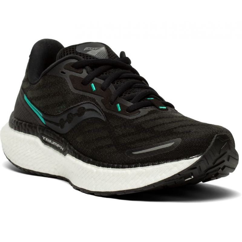 Zapatillas de running Saucony Triumph 19 (Negro/Blanco) mujer