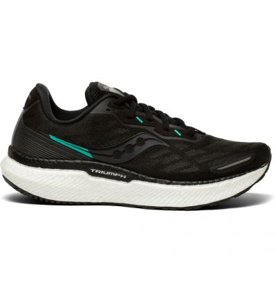 Zapatillas de running Saucony Triumph 19 (Negro/Blanco) mujer