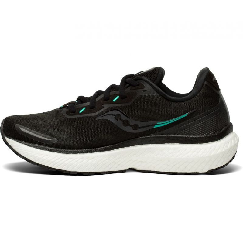 Zapatillas de running Saucony Triumph 19 (Negro/Blanco) mujer