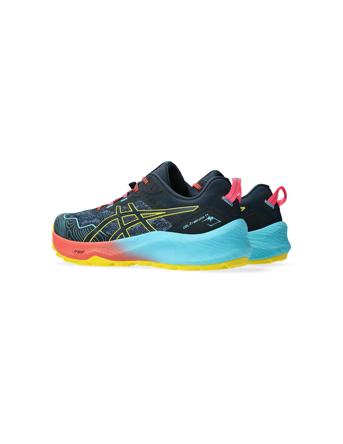 Zapatillas de Trail ASICS Gel-Trabuco 11 Hombre Azul/Vi nt Yellow