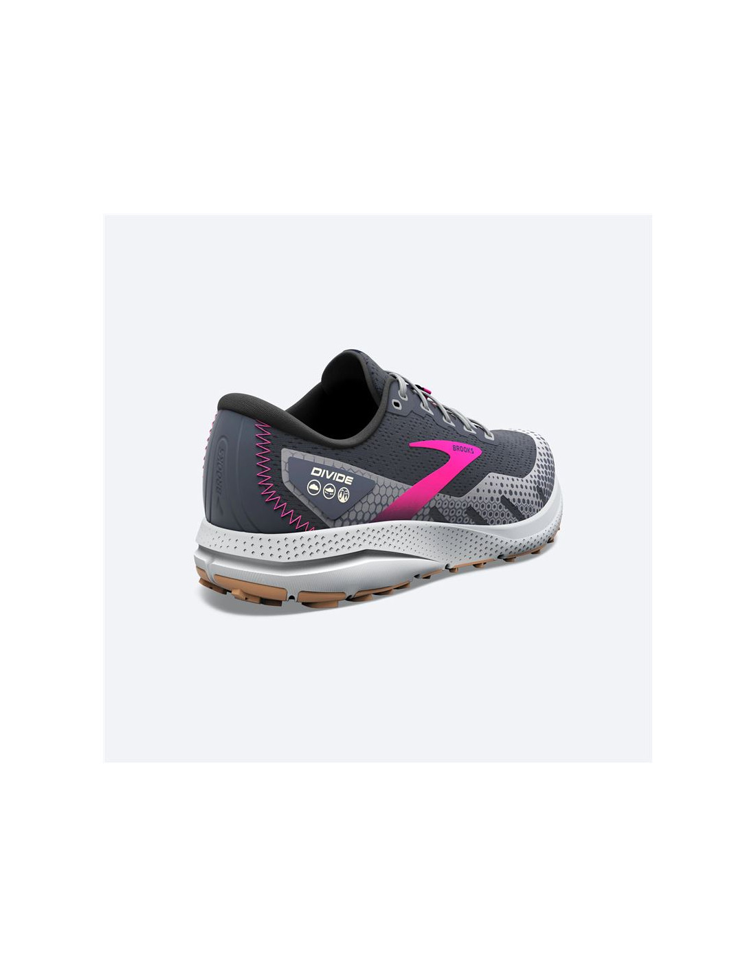 Zapatillas de Trail Brooks Divide 3 Gris Mujer