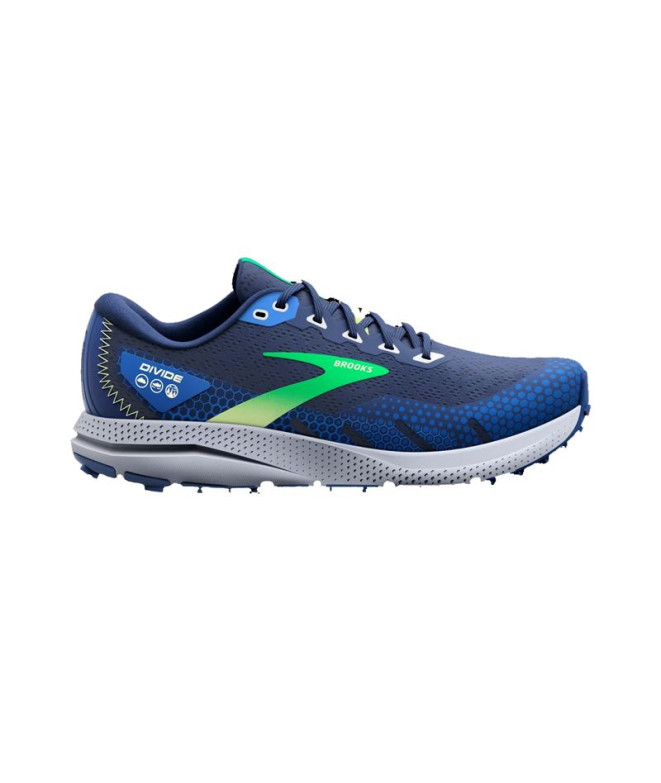 Zapatillas de Trail Brooks Divide 3 Hombre Blue/Green/Grey