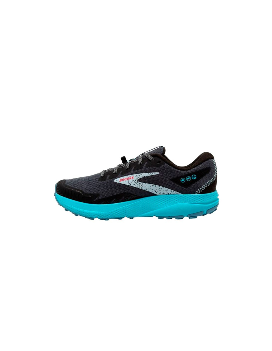 Zapatillas de Trail Brooks Divide 4 Mujer Black/Ebony/Bluefish