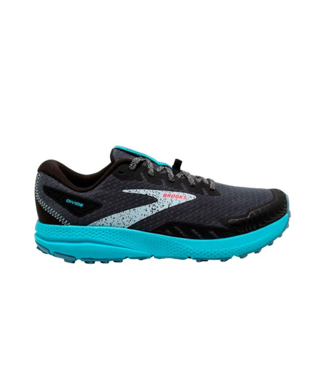 Zapatillas de Trail Brooks Divide 4 Mujer Black/Ebony/Bluefish