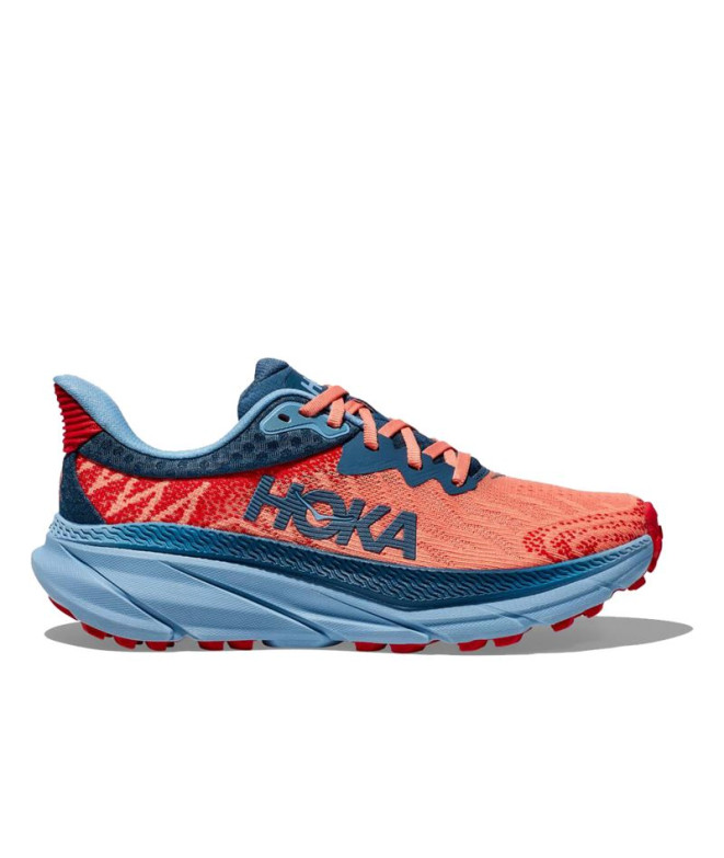 Zapatillas de Trail Hoka Challenger 7 Mujer Papaya/Real Tea