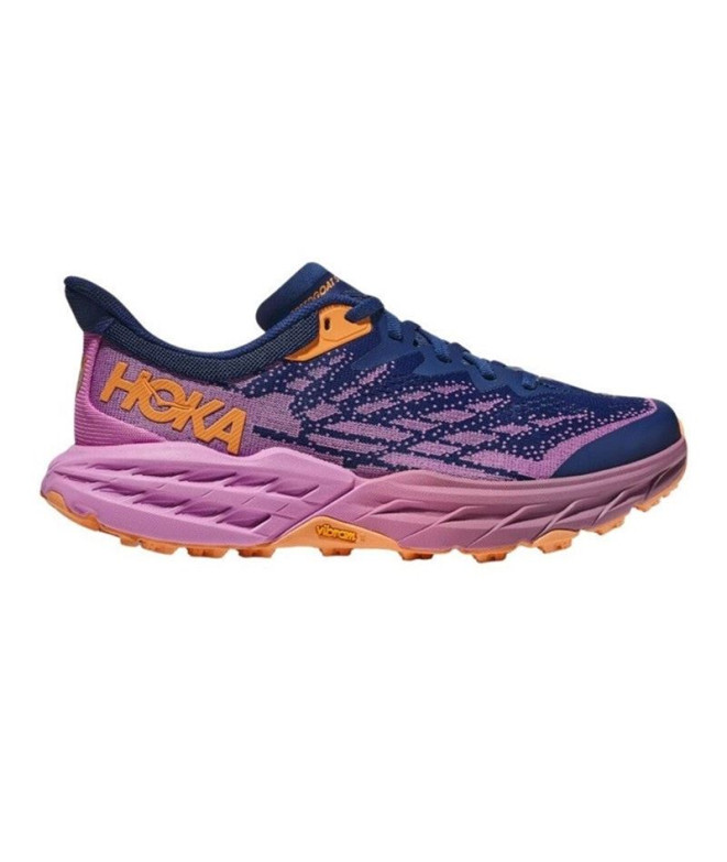 Zapatillas De Trail Hoka Speedgoat 5 Blue/Cyclamen Mujer