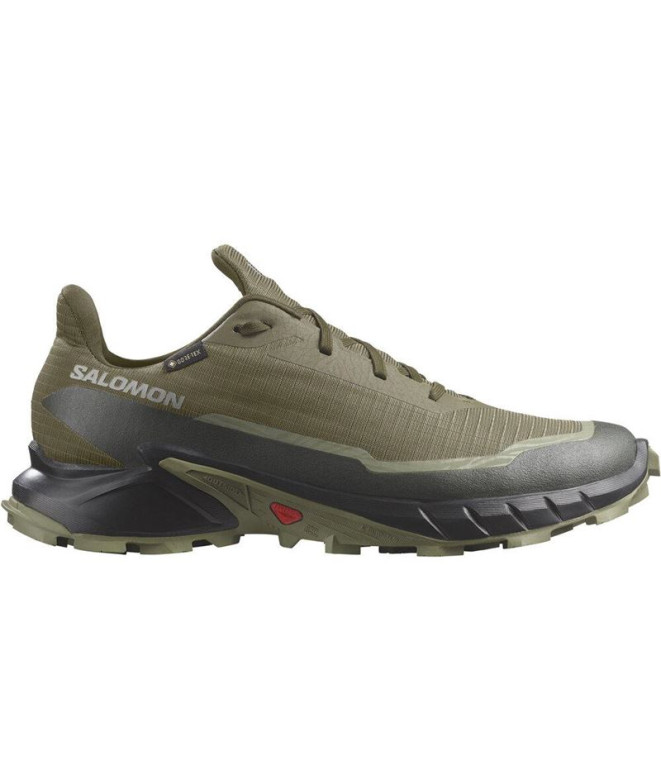 Zapatillas de Trail Salomon Alphacross 5 Gore - Tex Olive Night / Black / Deep Lichen Green Hombre