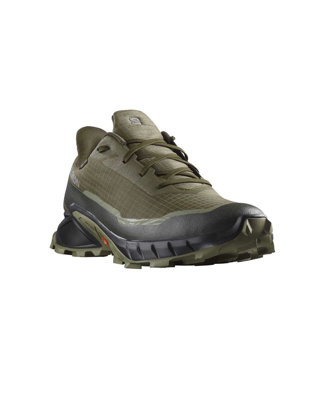 Zapatillas de Trail Salomon Alphacross 5 Gore - Tex Olive Night / Black / Deep Lichen Green Hombre