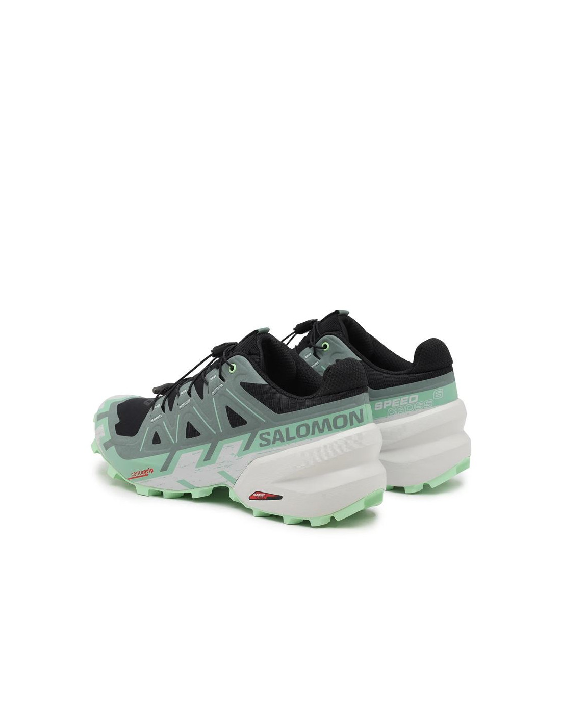 Zapatillas de Trail Salomon Speedcross 6 Black / Laurel Wreath / Green Ash Mujer