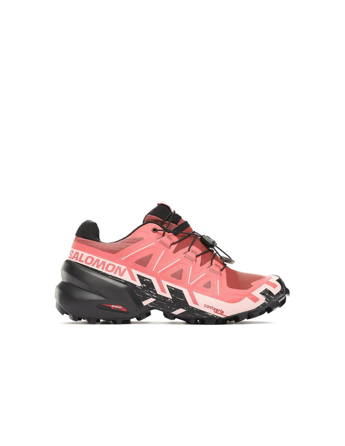 Zapatillas de Trail Salomon Speedcross 6 Cow Hide / Black / English Rose Mujer