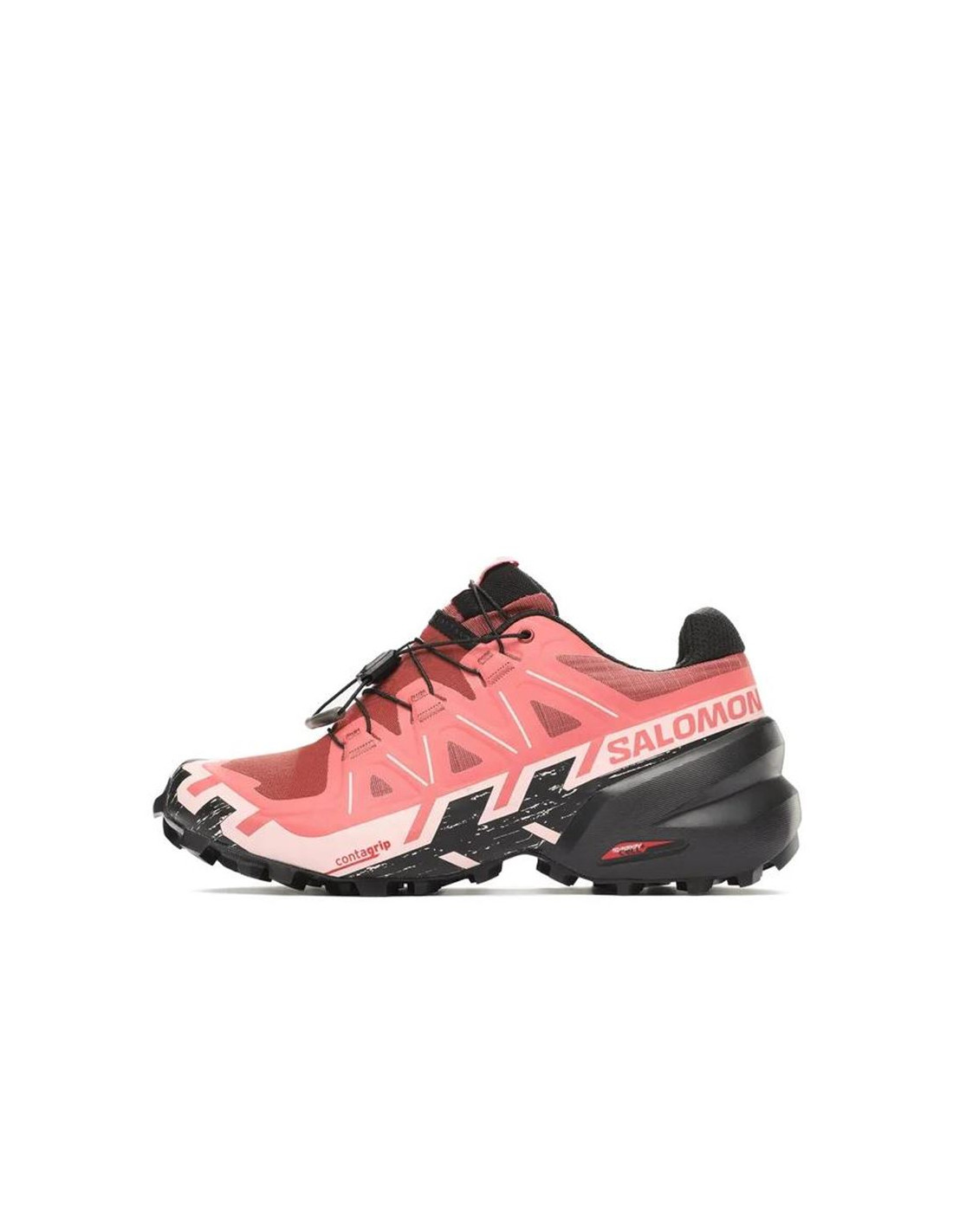 Zapatillas de Trail Salomon Speedcross 6 Cow Hide / Black / English Rose Mujer