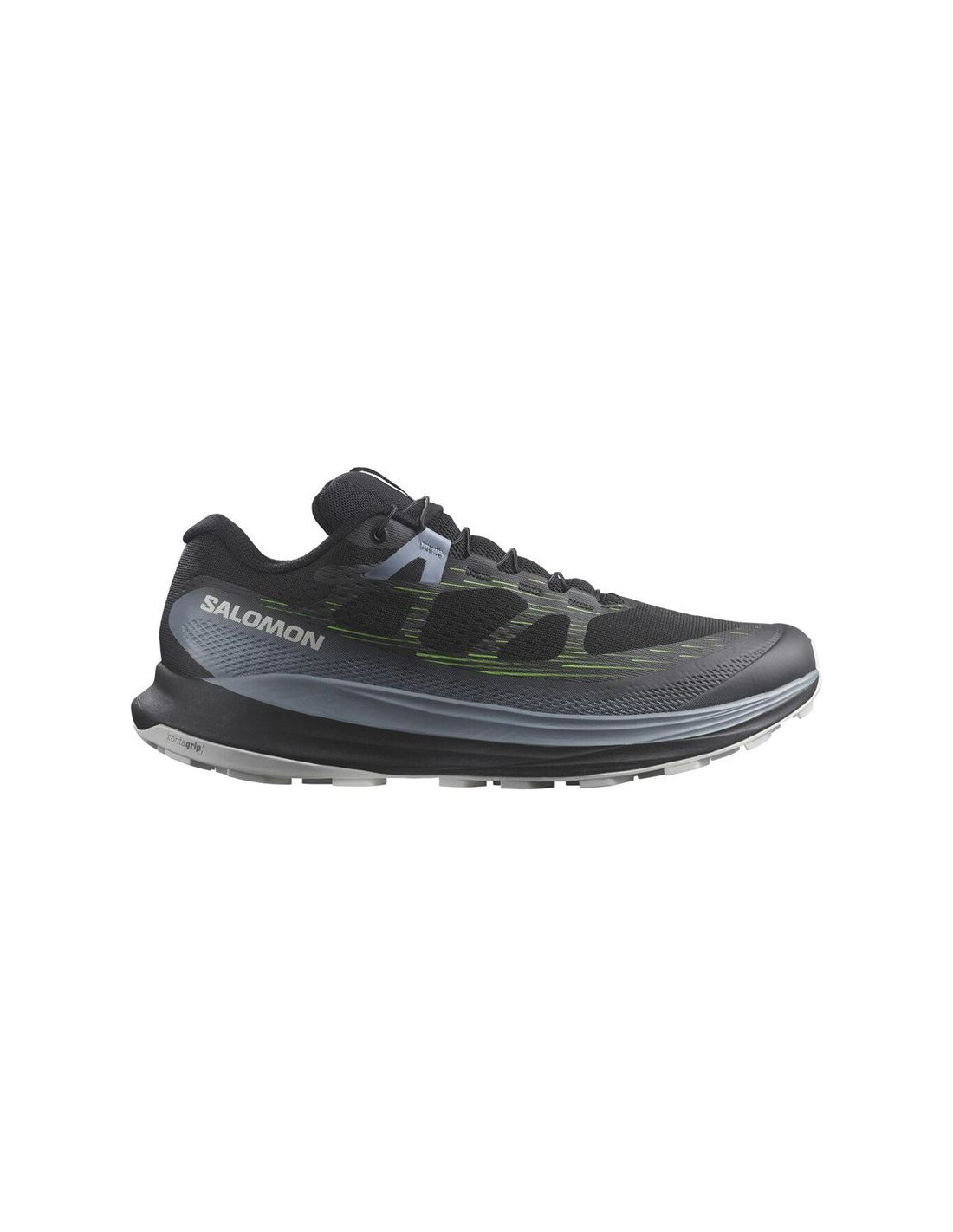 Zapatillas de Trail Salomon Ultra Glide 2 Black / Flint Stone / Green Gecko Hombre