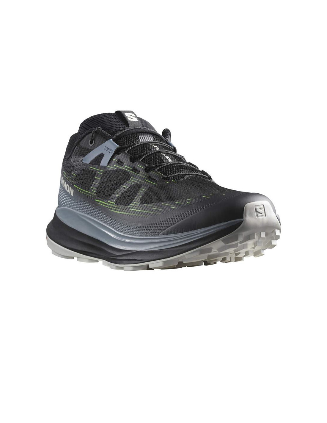 Zapatillas de Trail Salomon Ultra Glide 2 Black / Flint Stone / Green Gecko Hombre