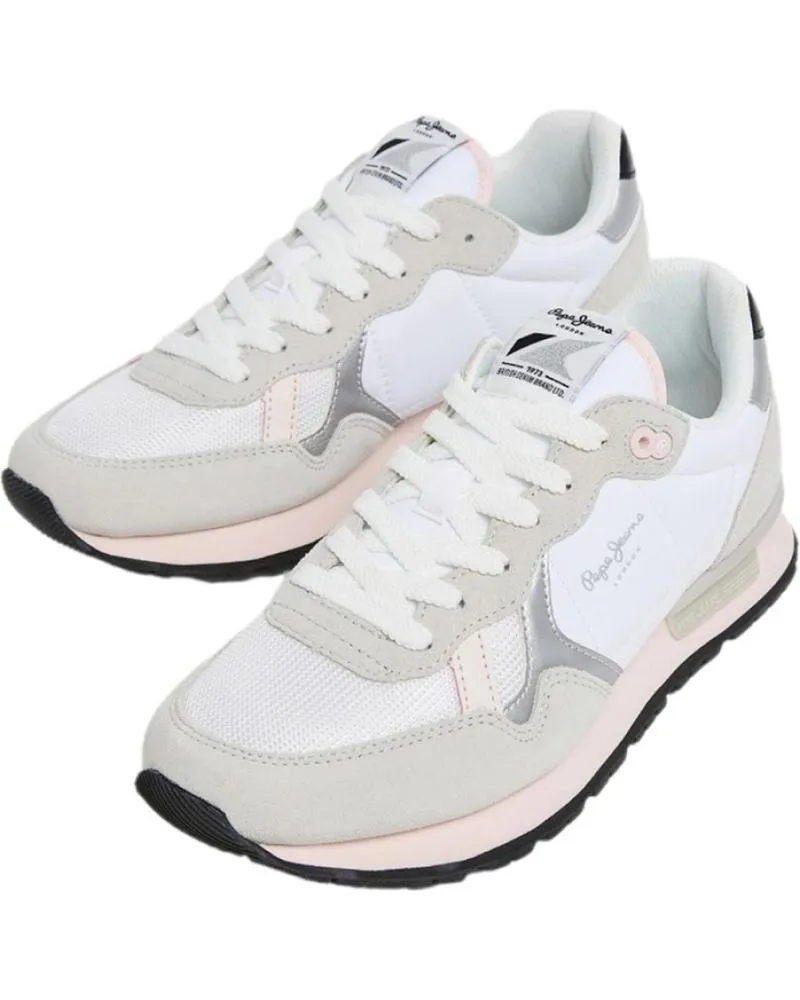 Zapatillas deporte de Mujer PEPE JEANS DEPORTIVA BRIT MIX W PLS40012 LIGHTGREY