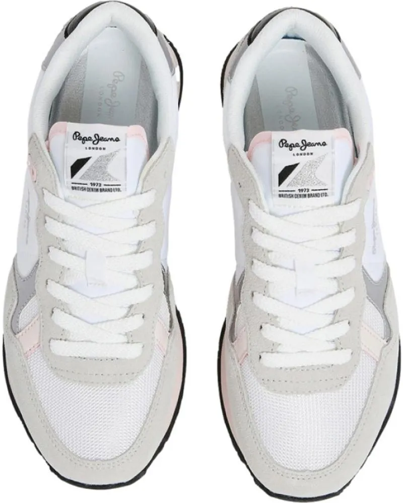 Zapatillas deporte de Mujer PEPE JEANS DEPORTIVA BRIT MIX W PLS40012 LIGHTGREY