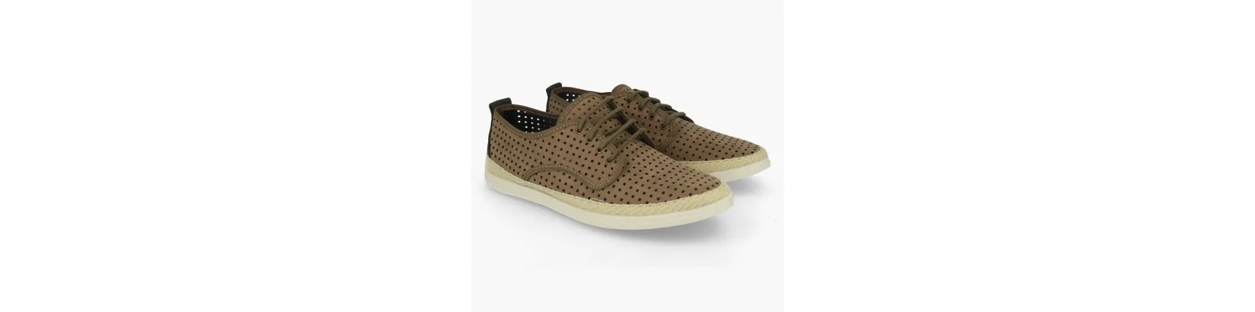 ZAPATILLAS ESPARTO HOMBRE MOD. LAUREANO CUERO