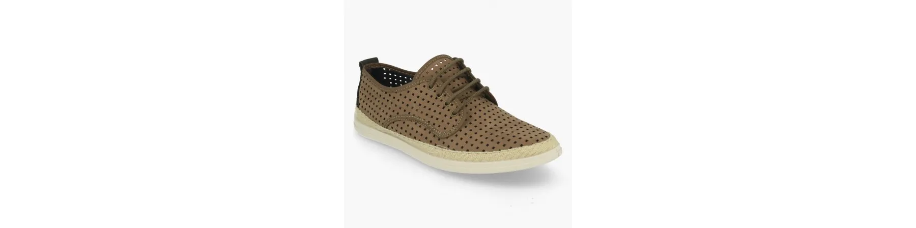 ZAPATILLAS ESPARTO HOMBRE MOD. LAUREANO CUERO