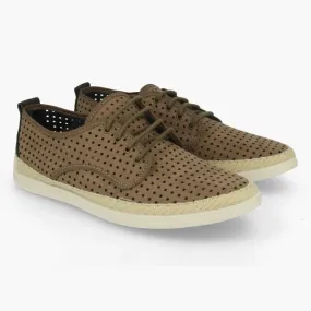 ZAPATILLAS ESPARTO HOMBRE MOD. LAUREANO CUERO