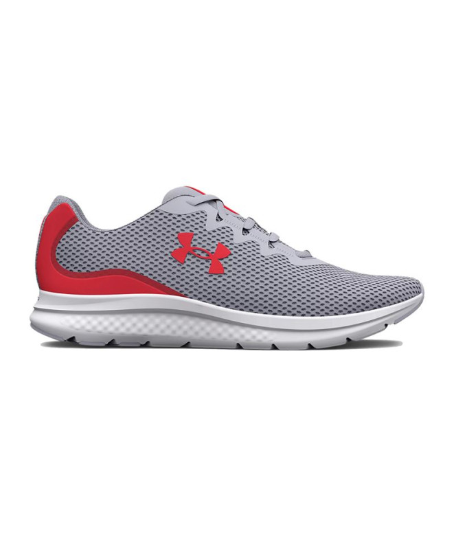 Zapatillas grises de running Under Armour Charged Impulse 3 Hombre