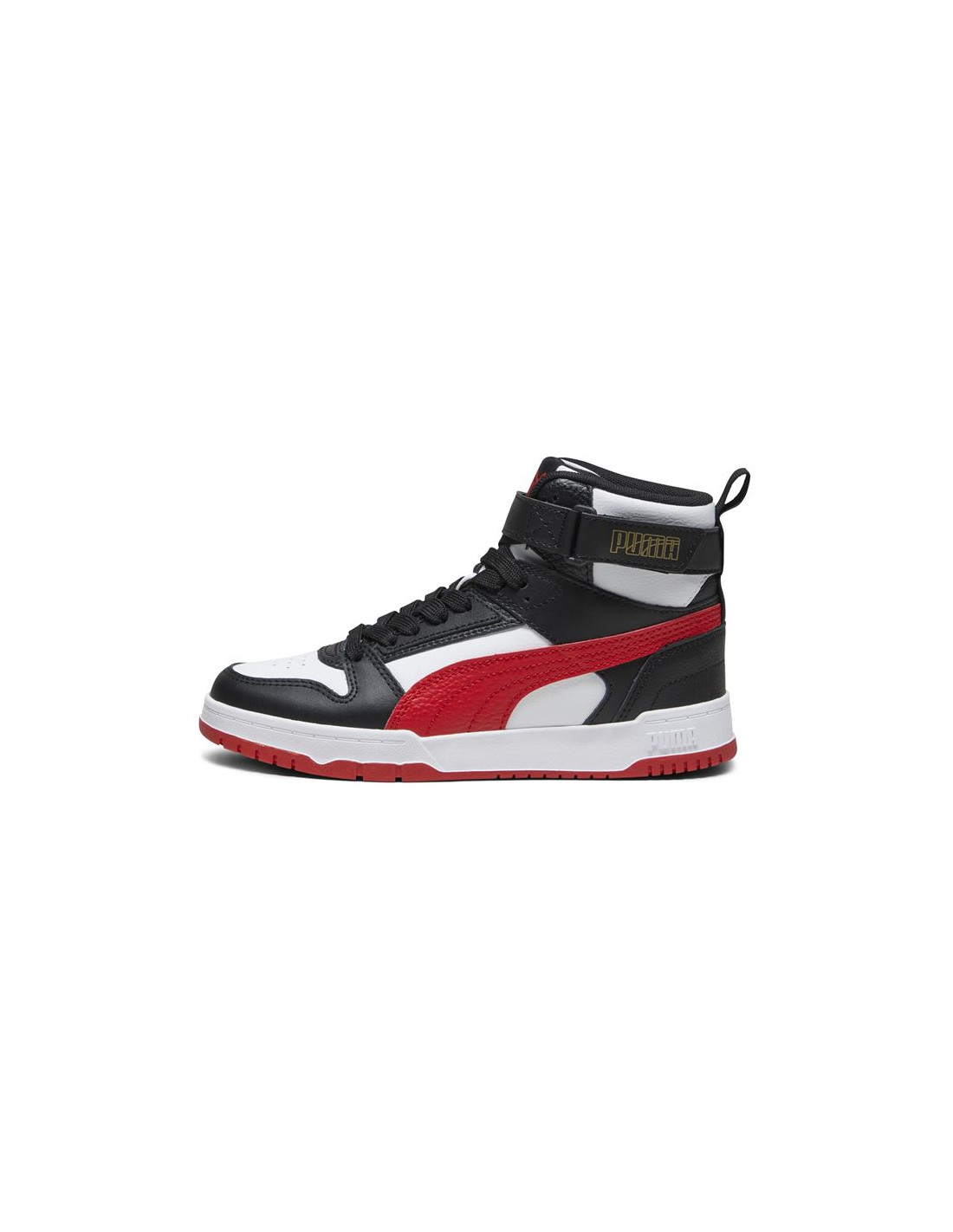 Zapatillas Puma Rbd Game Infantil Negro-Rojo