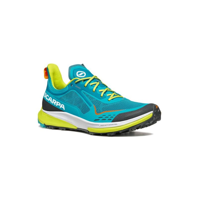 Zapatillas trail/running Scarpa Golden Gate Kima RT (Lake Blue Lime) hombre