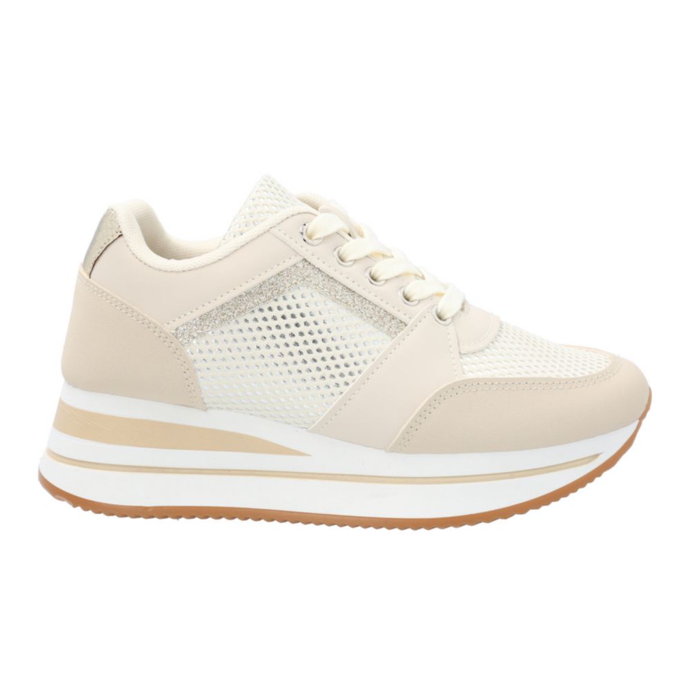 Zapatillas Urbanas Hush Puppies Para Mujer Chica Beige