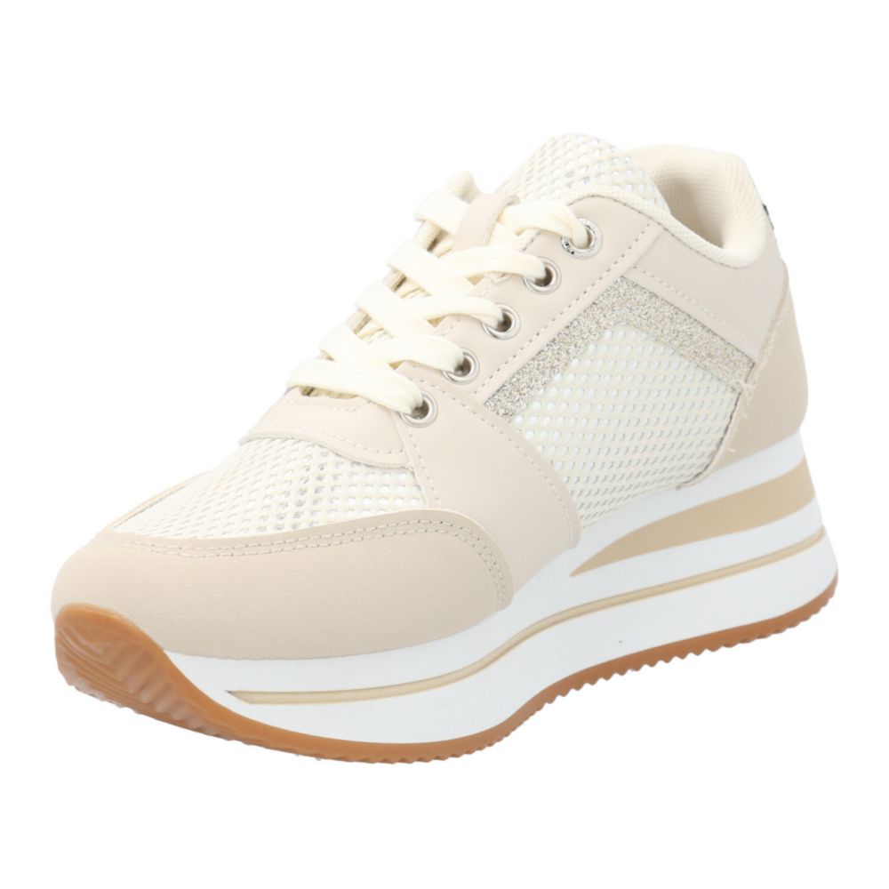 Zapatillas Urbanas Hush Puppies Para Mujer Chica Beige