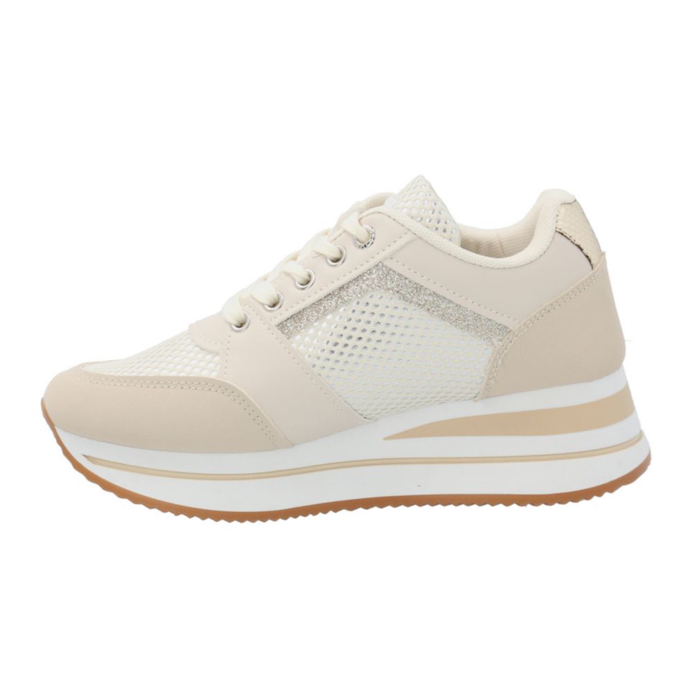 Zapatillas Urbanas Hush Puppies Para Mujer Chica Beige