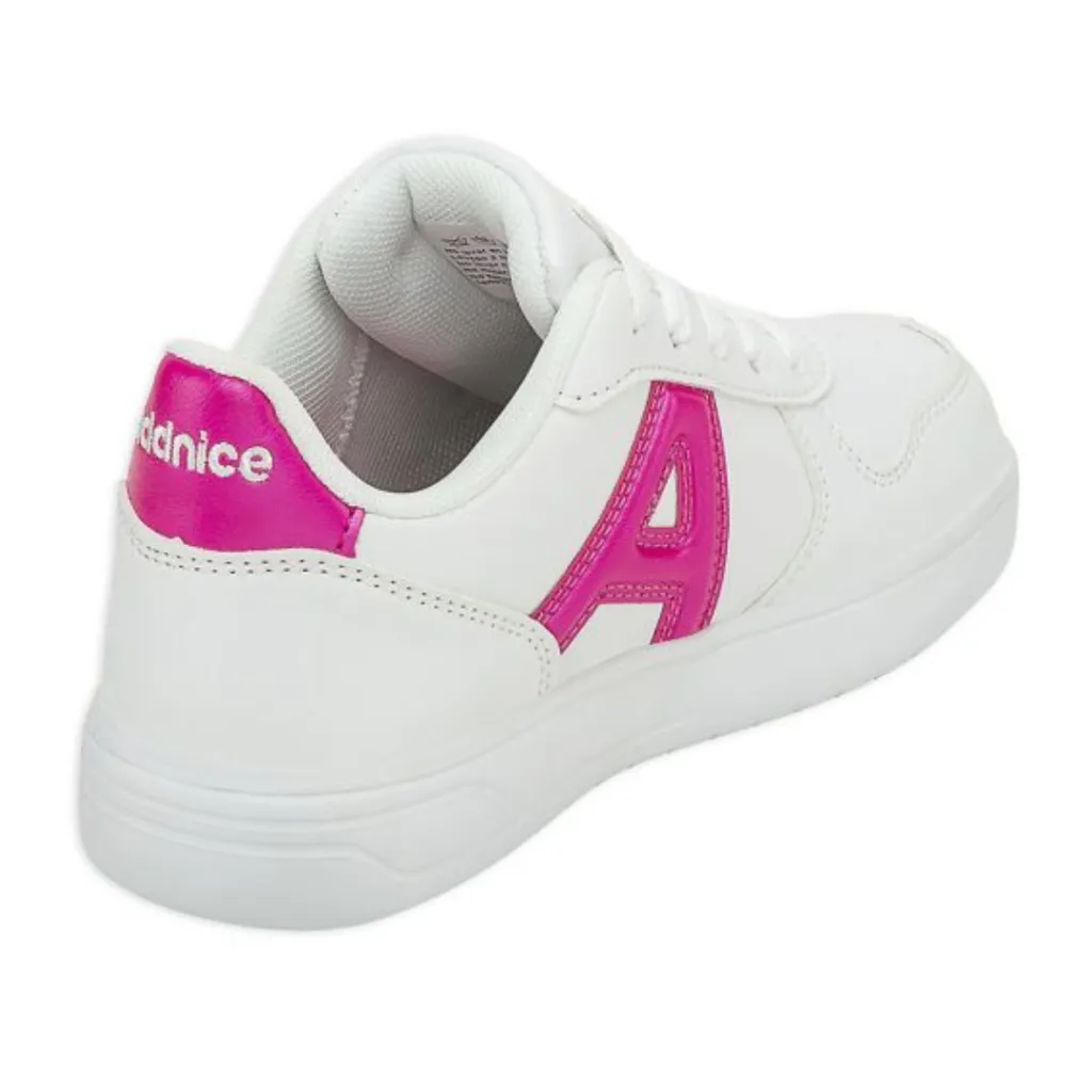 Zapatillas Urbanas Niñas Addnice San Diego Max - Blanco/Fucsia