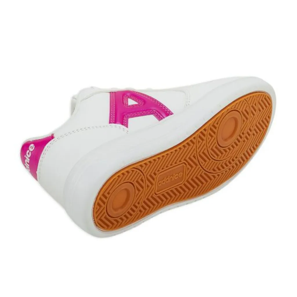 Zapatillas Urbanas Niñas Addnice San Diego Max - Blanco/Fucsia