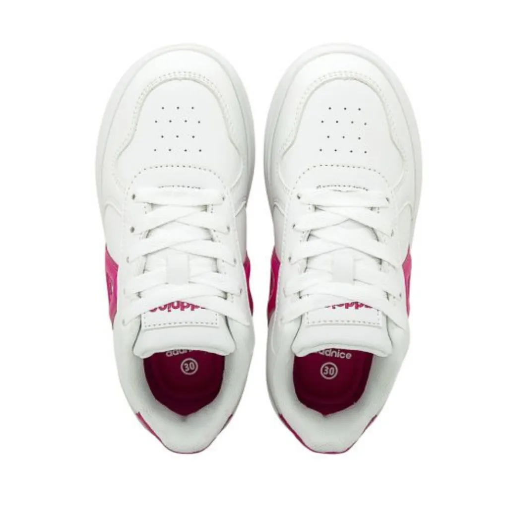 Zapatillas Urbanas Niñas Addnice San Diego Max - Blanco/Fucsia