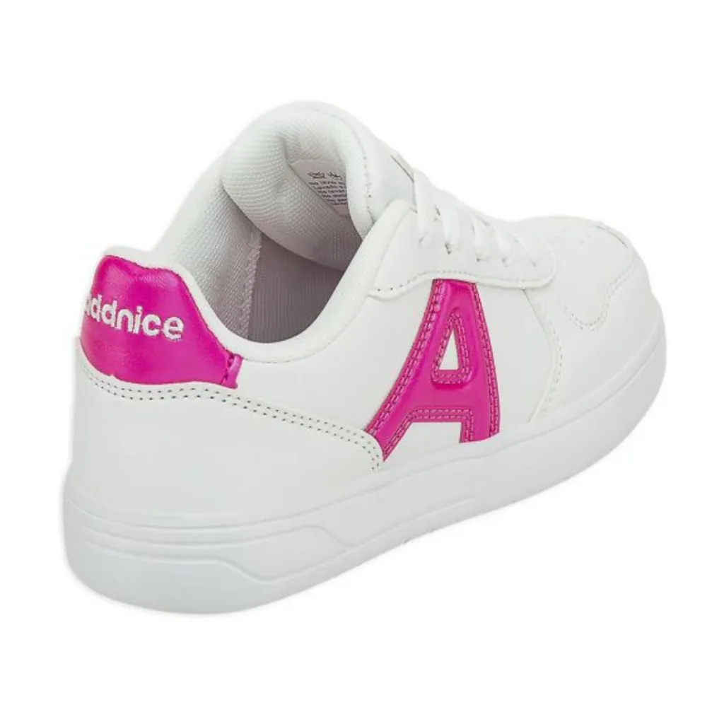 Zapatillas Urbanas Niñas Addnice San Diego Max - Blanco/Fucsia